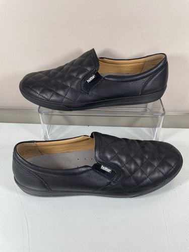 Hotter violet black - black, leather