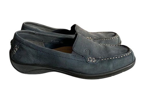 Hotter nubuck navy slip - navy,