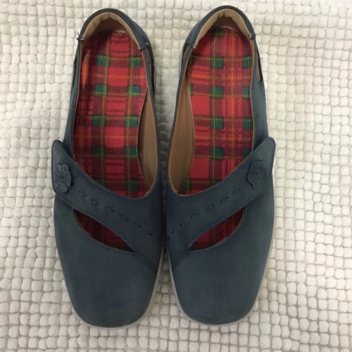 Hotter blue daisy shoe - blue, uk